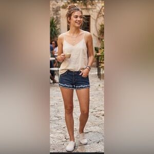 Hollister Embroidered Denim Women's Shorts